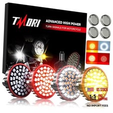 1157 Front Rear LED Turn Signals 2 Inch Bullet 1157 Front Rear  Style 2  
