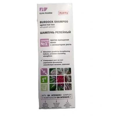 Kletten-Shampoo Elfa Pharm 200 ml, Forte, gegen Haarausfall