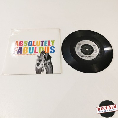 absolutely fabulous - the single produced by pet shop boys 7'' vinyl record VG