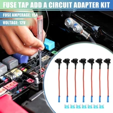 1 Set Universal 7pcs Car Fuse Tap 12V with 7pcs 15A Low Profile Mini APS Fuse