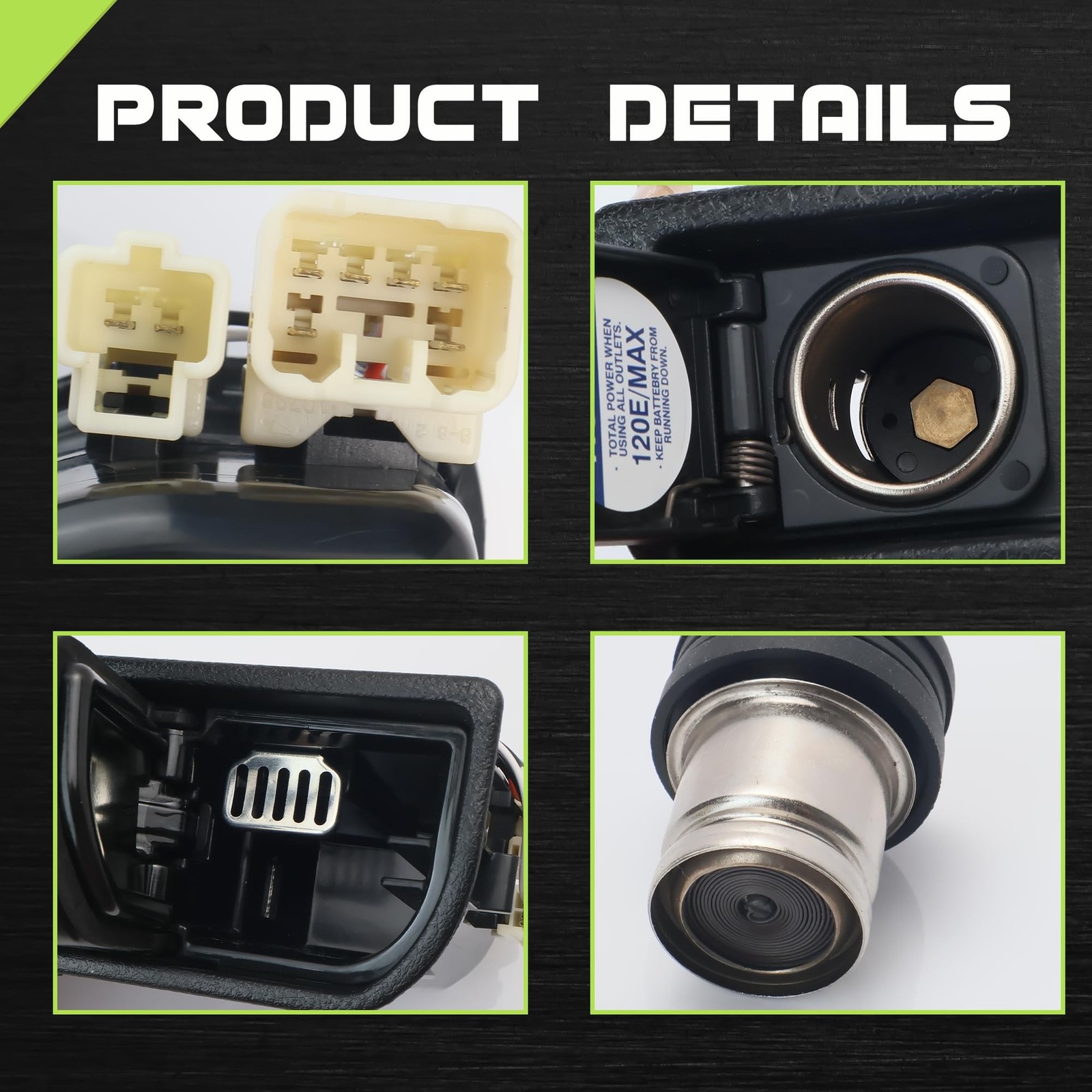 74110-35010-B0 Ashtray & Cigarette Lighter Smoker Kit Center Console Compatib...