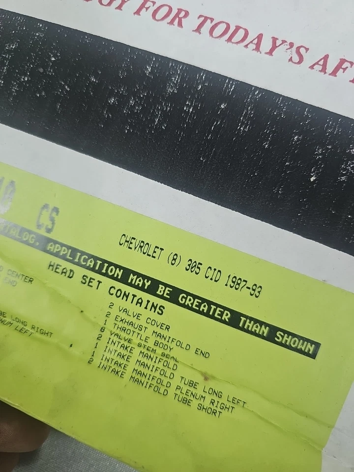Juego de juntas de culata Chevy V8 305 1987-1993 Detroit Gasket 21640CS NOS Foto 4 de 4