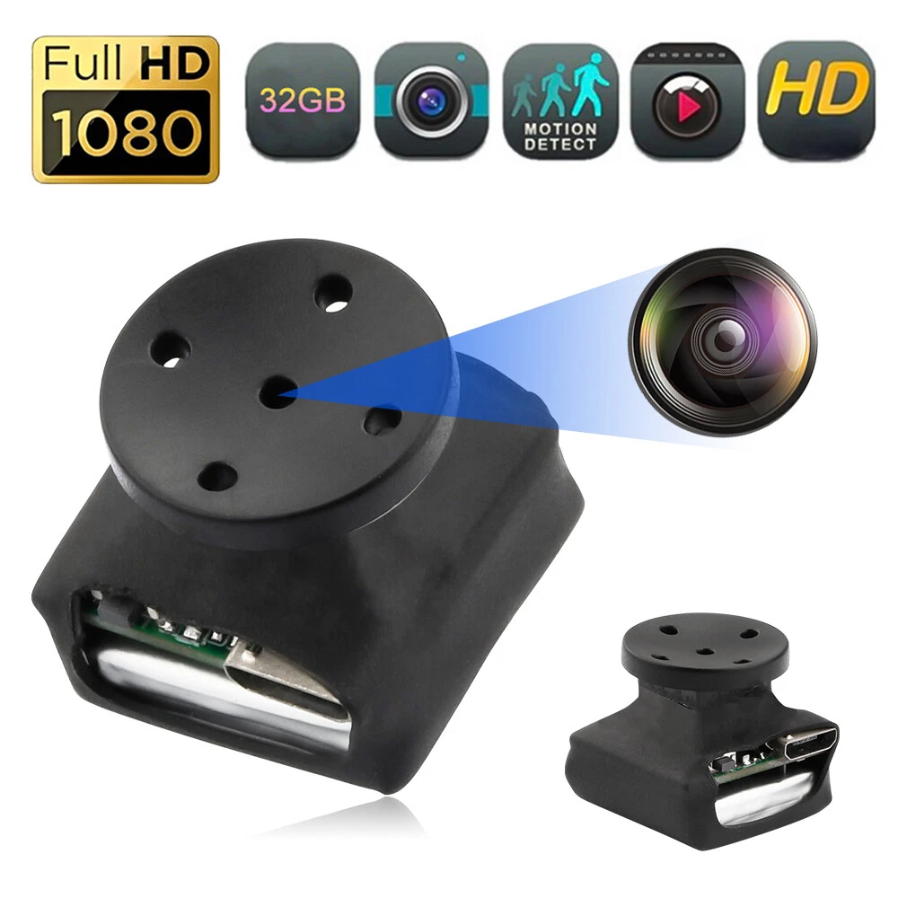 Cloth Shirt Button Design 1080P HD Mini Micro Little Video Audio