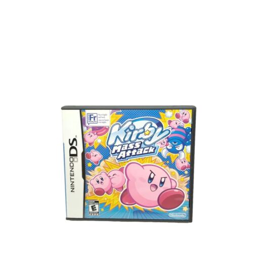 Kirby Mass Attack (Nintendo DS, 2011) CIB Complete w/Manual! Tested & Working!  - Picture 1 of 7