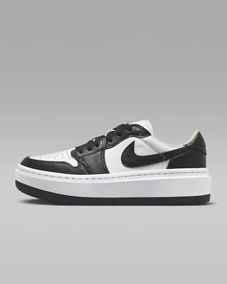 Jordan Womens Air 1 Elevate Low White Black White