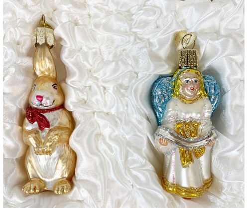 ALTE WELT WEIHNACHTEN Braut Ornament Sammlung mit Satin Box-Set von 12-EUC - Bild 5 von 8