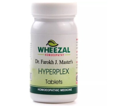 Wheezal Homeopathic Hyperplex (200 Tabs) Regulates Pressure of Blood, Anxiety