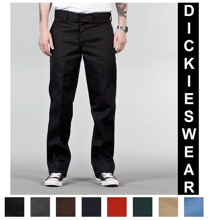 Dickies 873 Slim Straight Work O-Dog Chino Fabric Pants | eBay