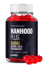 Manhood Plus Natural Male Performance 1000mg (60 Gummies)