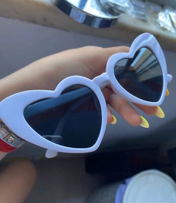 Blue Bride Sunglasses Bridal Shower Bachelorette Party Favors Gift Etercycle Blue Sunglasses, Heart Glasses Bridesmaids Gifts  main image 4