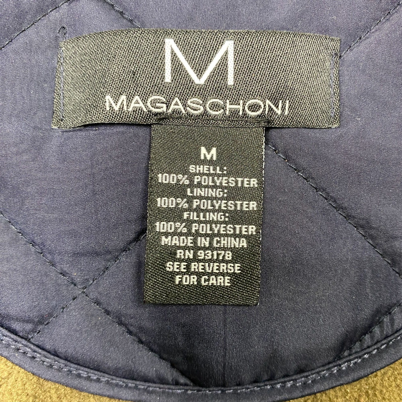 Magaschoni Diamond Quilted Vest Mens Medium eBay