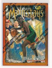 1996-1997 Finest Refractors Basketball Card #192 Nate McMillan Supersonics NBA