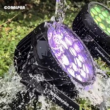 SHEHDS Upgrade Version IP65 Outdoor Waterproof 18x12W RGBWA UV 6in1 LED Flat Par