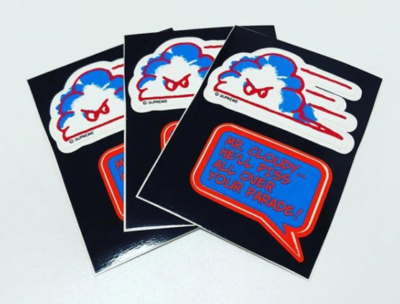 2004 Supreme Mr. Cloudy sticker rare | eBay