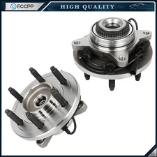 2 Pcs Front Wheel Hub Bearings For Ford F-150 SVT Raptor 4WD 6 Lug 2011-2014