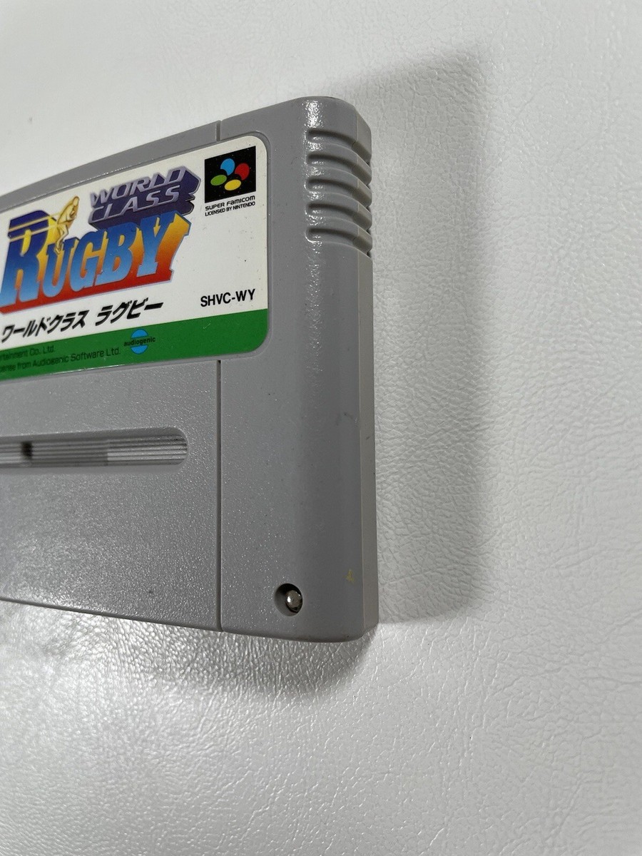 Nintendo Super Famicom World Class Rugby Video Game 1993 Japan