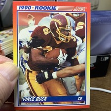 1990 Score Vince Buck #637 Football Card