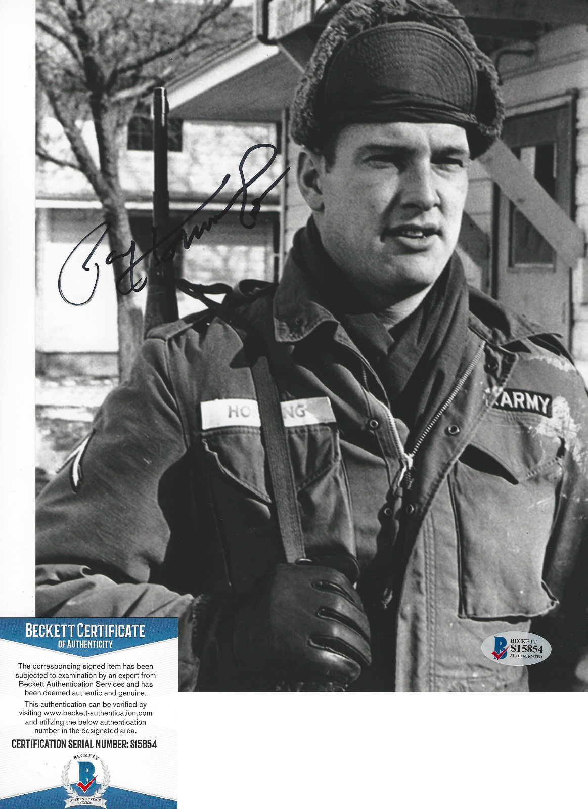 Paul Hornung Autographed Signed Green Bay Packers US ARMY 8x10 PHOTO NFL NOTRE DAME GB PACKERS BECKETT COA BAS 