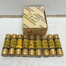 SPECIFICATION-ECONOMY RFA 20 TYPE R FUSE 20 AMP 130 VAC (LOT of 9) (LOT#2)