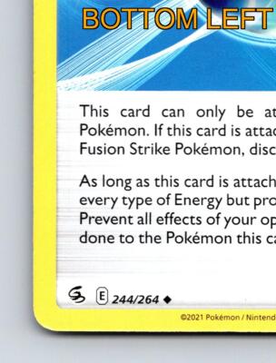fusion strike energy pokemon card value Amazon.com: Fusion Strike Energy 244/264 - Fusion Strike - Pokemon Special Energy Card Lot