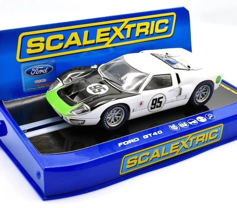 Scalextric C3231 Ford GT 1966 Daytona Walt Hansgen Mark Donohue Slot Car  1/32 | eBay