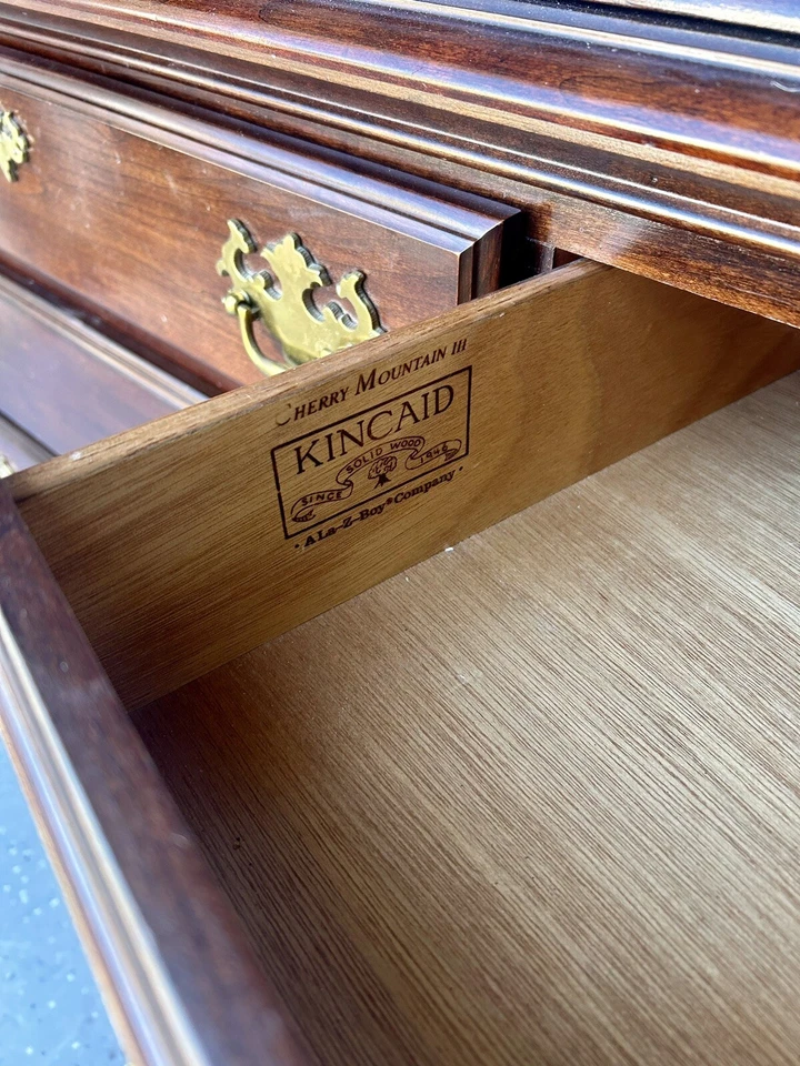 Kincaid "Cherry Mountain III" Lighted China Cabinet 60" W x 82" H x 19" D - Image 4 of 4