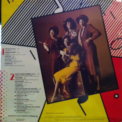 Vinyl Jazz Pointer Sisters Retrospect LP, Comp 1981 Soul-Jazz