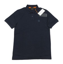 Boss Hugo Boss Men's Navy Passenger Slim Fit Short Sleeve Polo Shirt