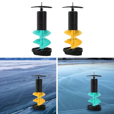 Ice Drill Bit 6'' Diameter Ice Fishing Equipment for Rivers Fishing Winter