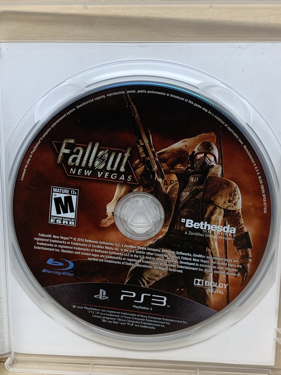 Fallout New Vegas Sony PlayStation 3 2012 DISC ONLY