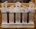 Rustic and Unique Farmhouse NEW Whitewashed Wooden Key/Leash Holder Wall Decor — photo 4