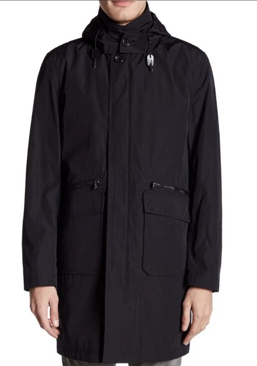 Michael Kors Conway Interno Gilet Cappotto con Cappuccio Navy Taglia M. Nuovo con etichette $450