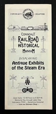 Vintage Conneaut Ohio Chapter Railroad Historical Wax Museum Travel Brochure