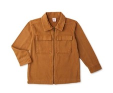Wonder Nation Boys Long Sleeve Utility Jacket Size XS 4-5 Brown NWT