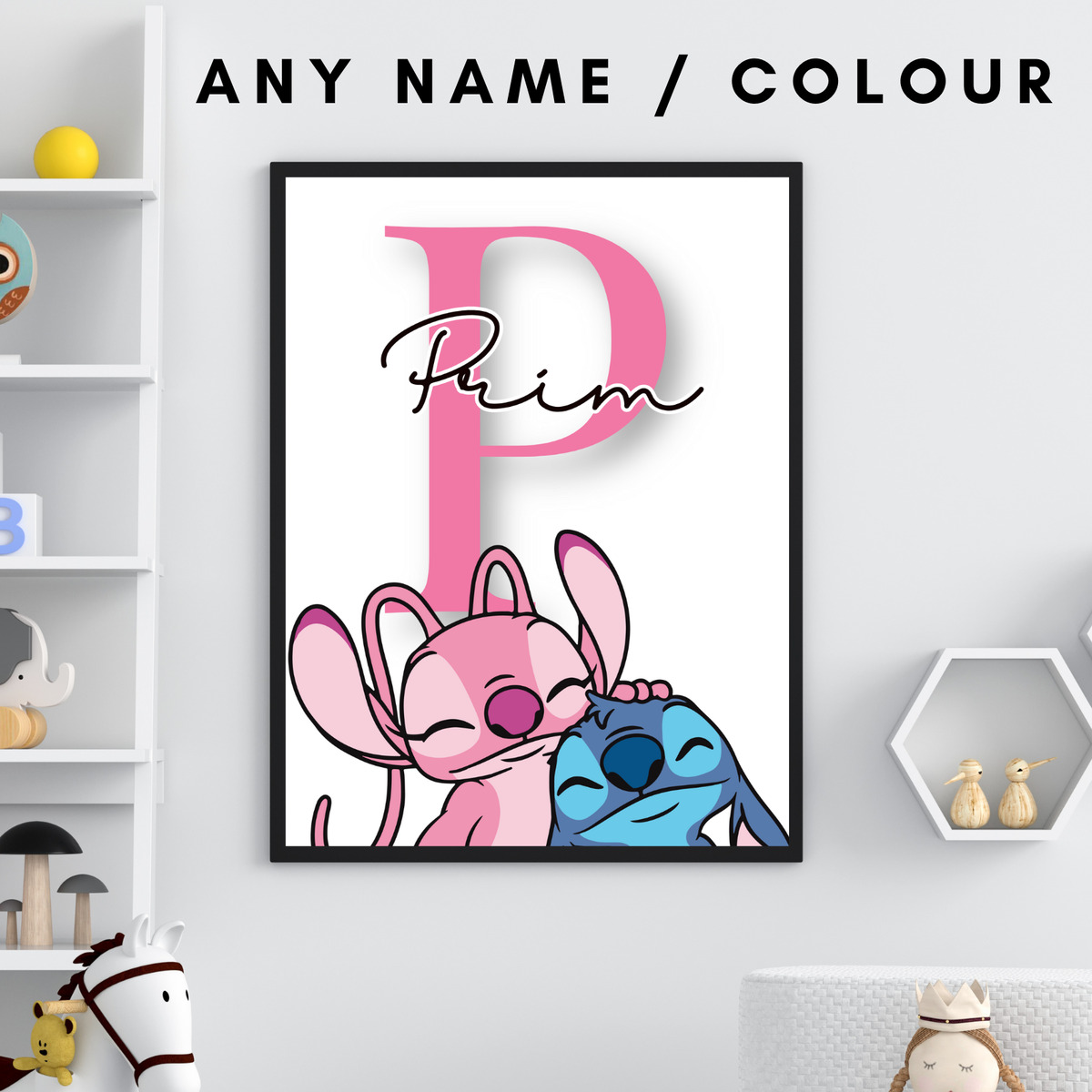 Disney Lilo and Stitch enfants affiche murale personnalisée imprimé fille  garçon