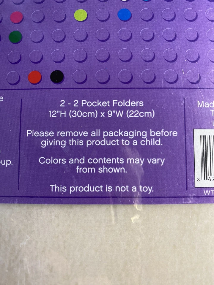 Nuevo LEGO Friends CARPETA DE BOLSILLO y hoja de pegatinas paquete de 2 escuelas niñas mejores amigas Foto 3 de 4