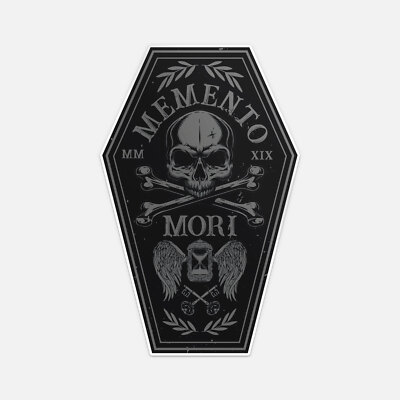 Memento Mori Sticker Vinyl Car Bumper Decal