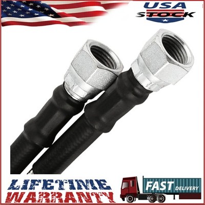 6AN 70'' Transmission Cooler Hose Kit Lines For GM Chevy 4L80E For Ford C4-C6-AOD