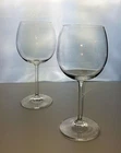 2 Vtg Marquis by Waterford Crystal Balloon Red Wine Glasses 20 Oz. 8.5"
