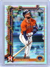 2025 Topps Holiday #HC155 Christian Walker Chrome #/499