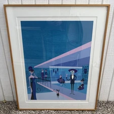 SIGNED Shag Masquerade Party PRINT Silkscreen Serigraph Artist Proof 3/250 MCM