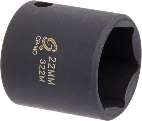 Socket Impacto 33mm 3/4 Sunex Sunex 460 MD 3/4-inch Drive Profundo 6 Punto Métricas De Vaso De Impacto, 60-mm Socket A