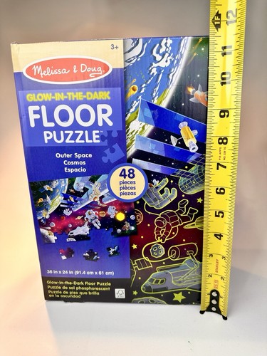 Melissa & Doug 48-Piece Floor Puzzle - Outer Space Cosmos - Glow in the Dark - Picture 8 of 8