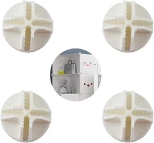 20 Pcs White Wire Cube Connectors Grid for Modular 