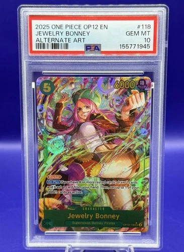 Jewelry Bonney Alt Art OP12-118 Legacy of the Master PSA 10 *Read*