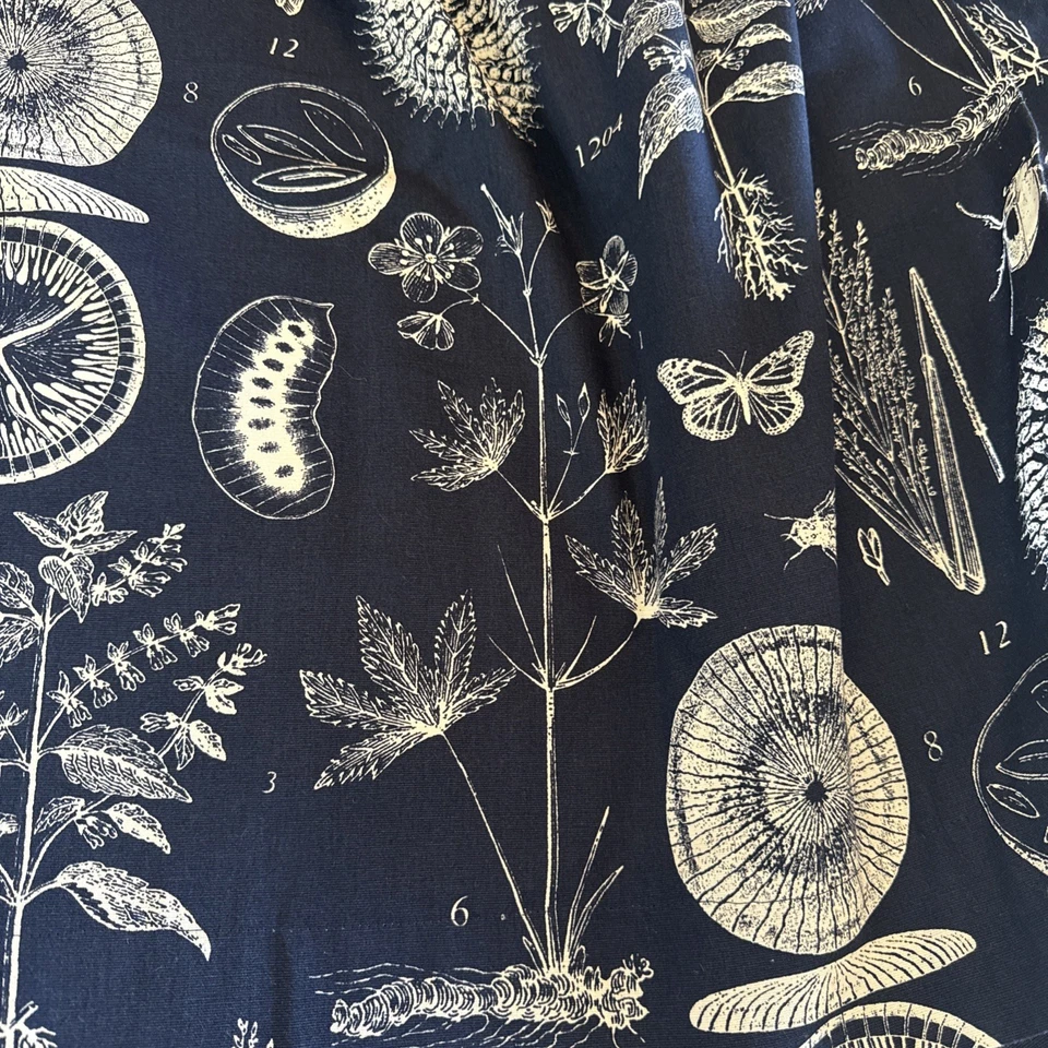 IKEA Blavinge Blue Nature Science Juego de 2 paneles de cortina 56x61/1 farsa 20x20 Foto 4 de 4