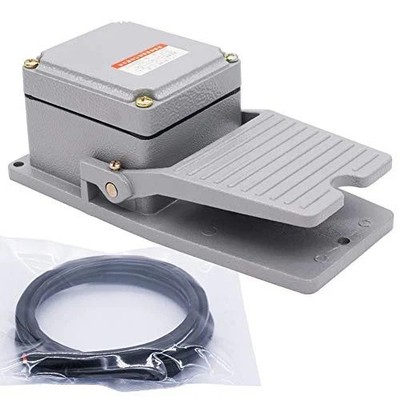 /Ac 380V 15A Heavy Duty Foot Switch SPDT NO NC Electric Pedal Momentary Foot Ped