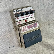 DigiTech Scott Ian Anthrax Black-13 2010s Chrome Distortion Guitar Effects Pedal