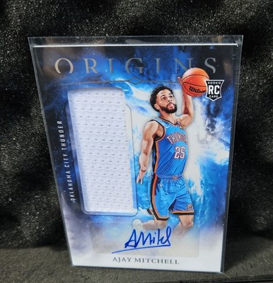 Ajay Mitchell RC Autograph Panini Origins 2024-25 OKC Oklahoma City Thunder