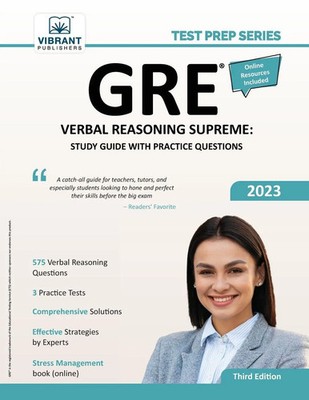 GRE Verbal Reasoning Supreme Study Guide with Practice Questions Publishers Buch